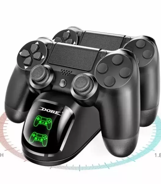 Manette de Dock Double Controller pour PlayStation 4 PS4 Noir